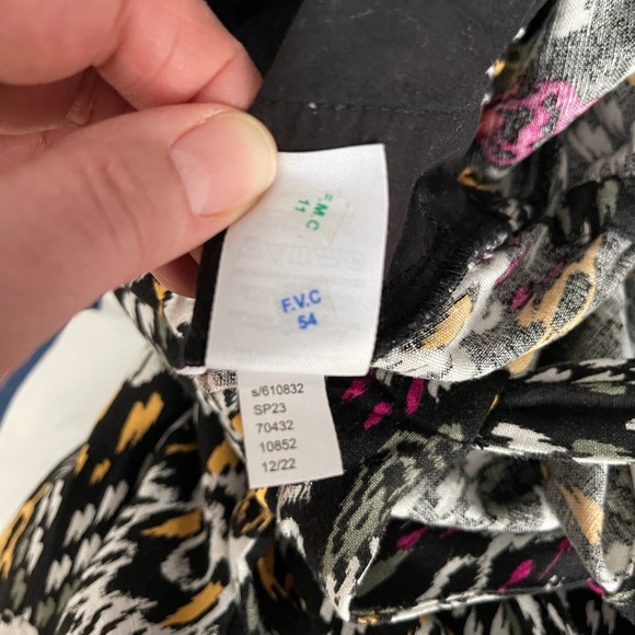 Loft Ikat Print Sleeveless Jumpsuit Size Medium Petite - Picture 5 of 7